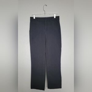 Old Navy Gray High-Rise Pixie Straight Work Wear Dress Pants